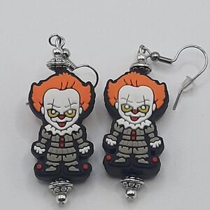 IT Clown Silicone Halloween Earrings